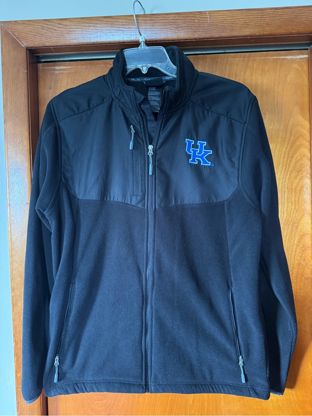 University of Kentucky Black Lightweight Full-Zip Jacket